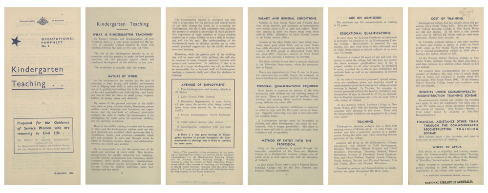 Pamphlet on Kindergarten Teaching, 1946 ( Pt 1/2 )